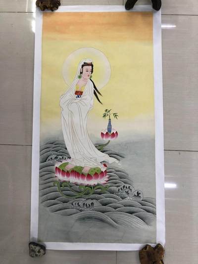 银元字画杂项拍卖 - 观音画