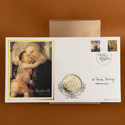 ＜星葵🌻钱币社＞硬币场·第71期·3月10日发货 - 〈邮币封·签名版〉马恩岛1997年千禧年·基督诞生1克朗纪念币