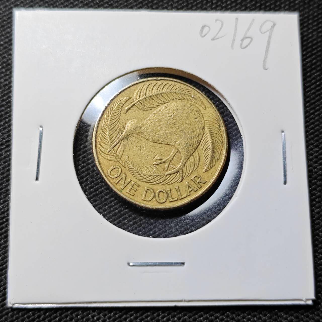 KK钱币收藏小铺   第402期 2月预留时间 周末发货  新西兰1元