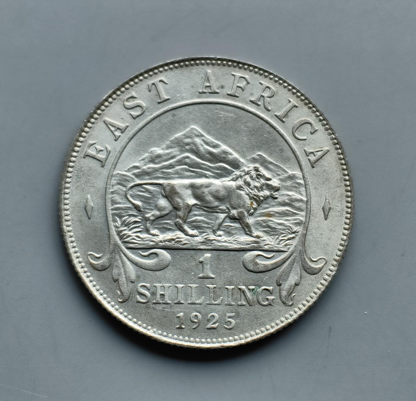 《崇甫堂》—外币小精品专场⑨ 英属东非乔治五世1先令银币 KM#21
