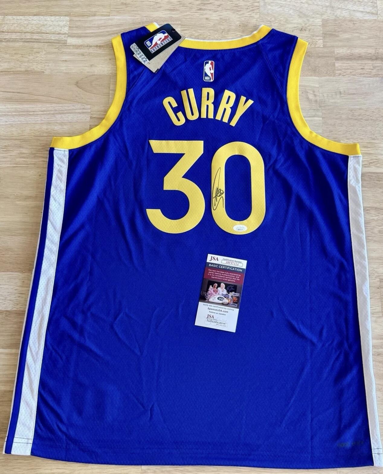 NBA正版JSA签名球衣