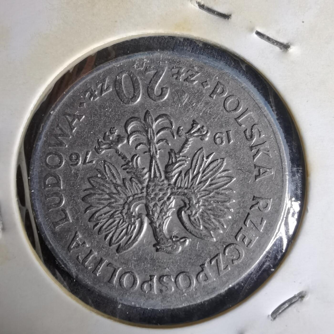 沼泽如烟--第1014场 波兰1976年20兹罗提