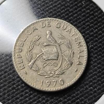 KK钱币收藏小铺   第402期 2月预留时间 周末发货 -  1970危地马拉5分