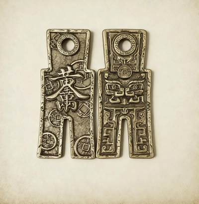 CSIS-GREAT评级精品钱币拍卖第三百四十二期 - 黄金万两 布币饕餮纹纪念章  