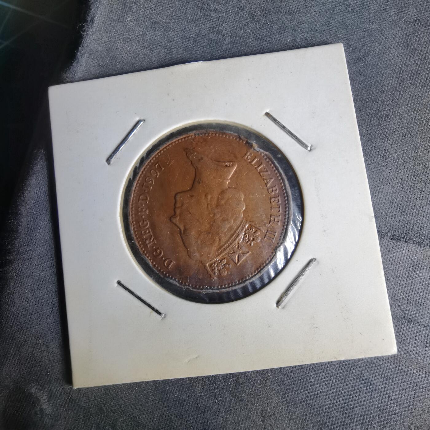 沼泽如烟--第1014场 英国1997年2便士