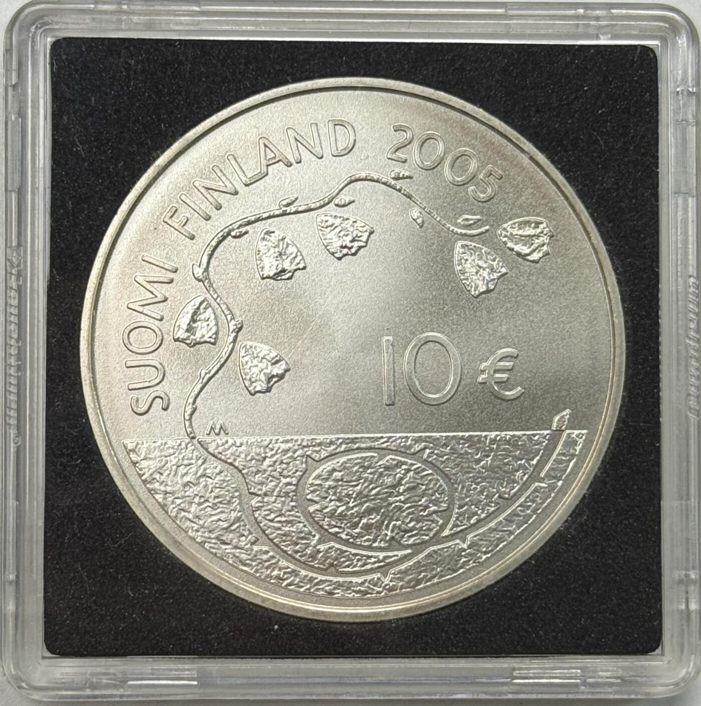 S&S Numismatic世界钱币-拍卖 第121期  芬兰2005年 欧洲之星-二战胜利60周年 10欧元纪念银币 25.5克925银