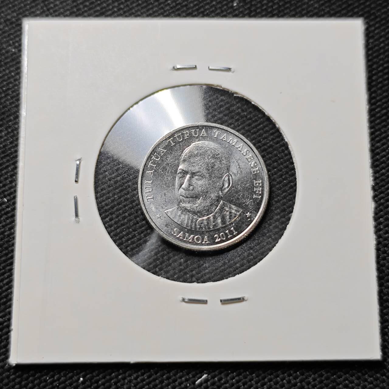 KK钱币收藏小铺   第403期 2月预留时间 周末发货  萨摩亚10分