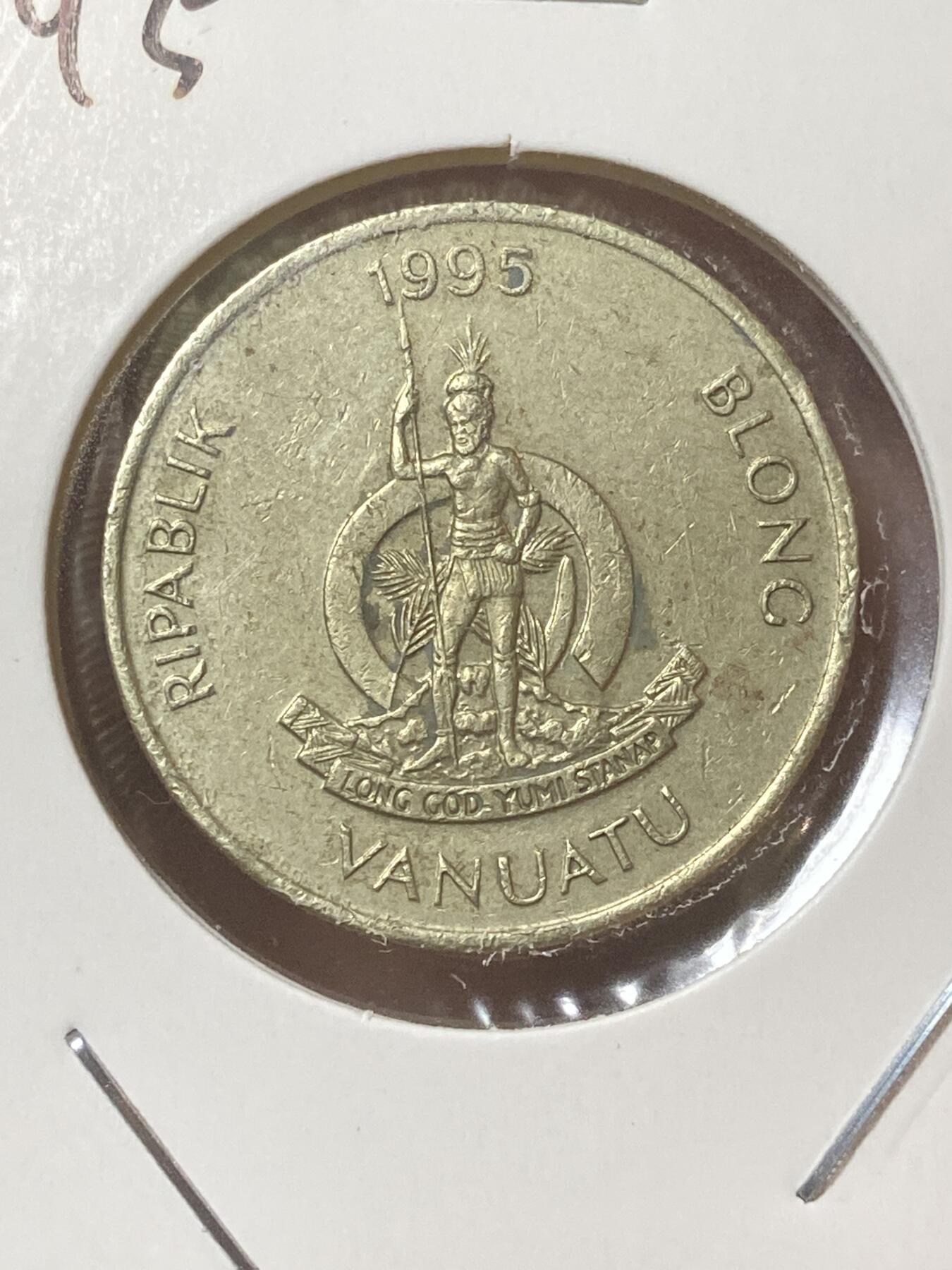 2026年第三十四场(总第二百零三场）外国精品纸夹币场(免佣金) 瓦努阿图🇻🇺1995年100瓦图