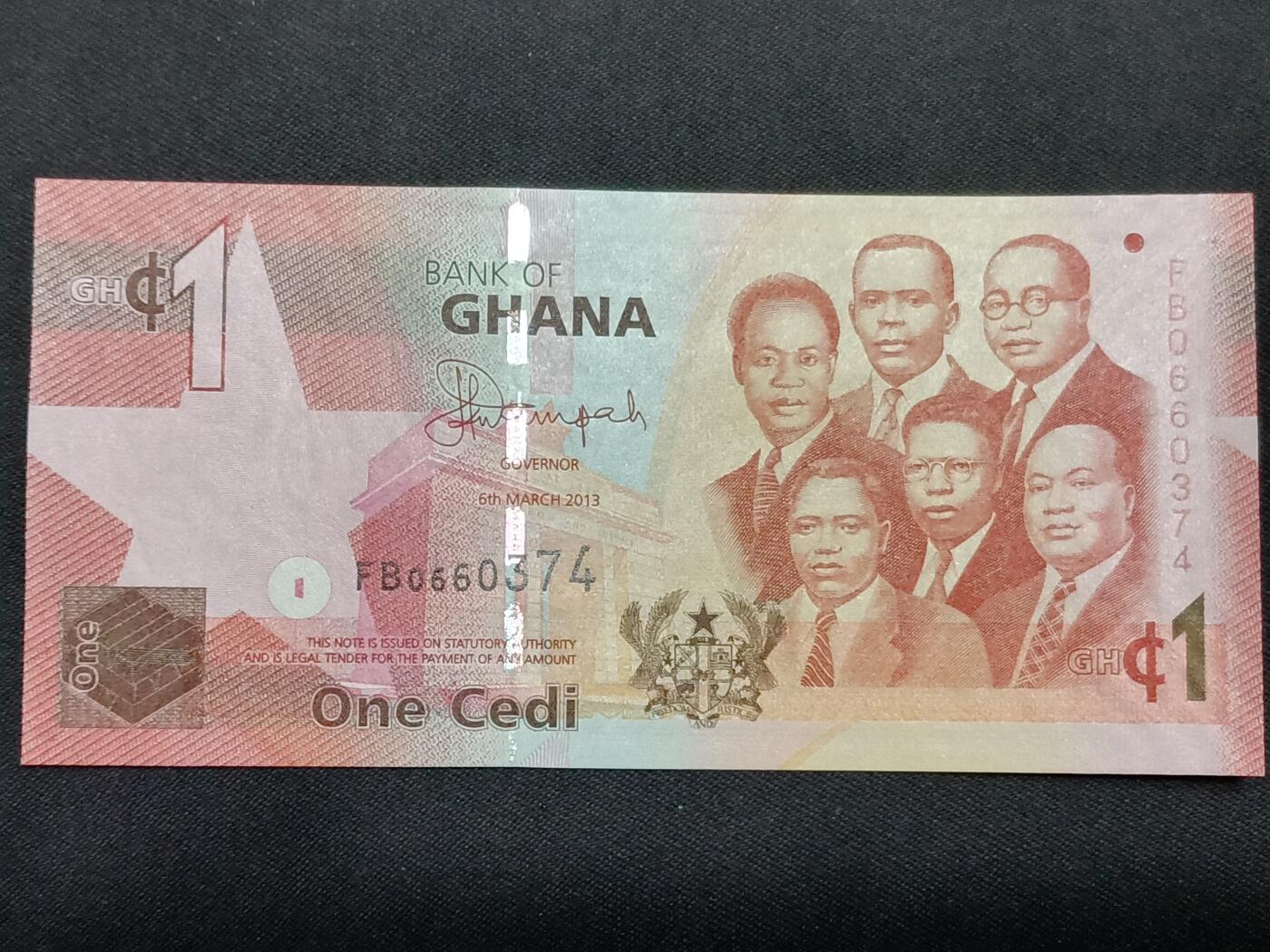 【游宝拍卖】丙午马年第8期 加纳-1塞地【2013年 全新UNC】