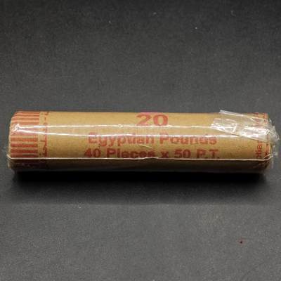 【淘币小摊】实时拍第八百七十七拍   散币场    每周一统一发货 - 埃及50皮阿斯特一卷40枚