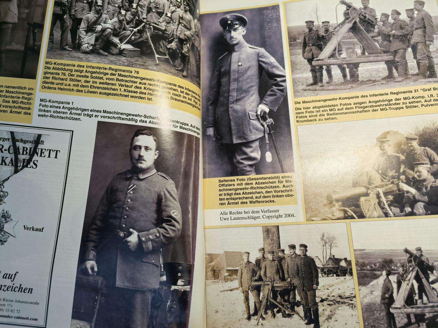 盛世勋华——号角文化勋章邮票专场拍卖第308期 德国出版 Militaria-Magazin杂志 2004年11/12月刊总第115期 58页