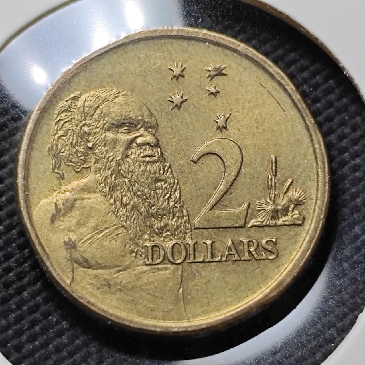 KK钱币收藏小铺   第403期 2月预留时间 周末发货  澳大利亚2元