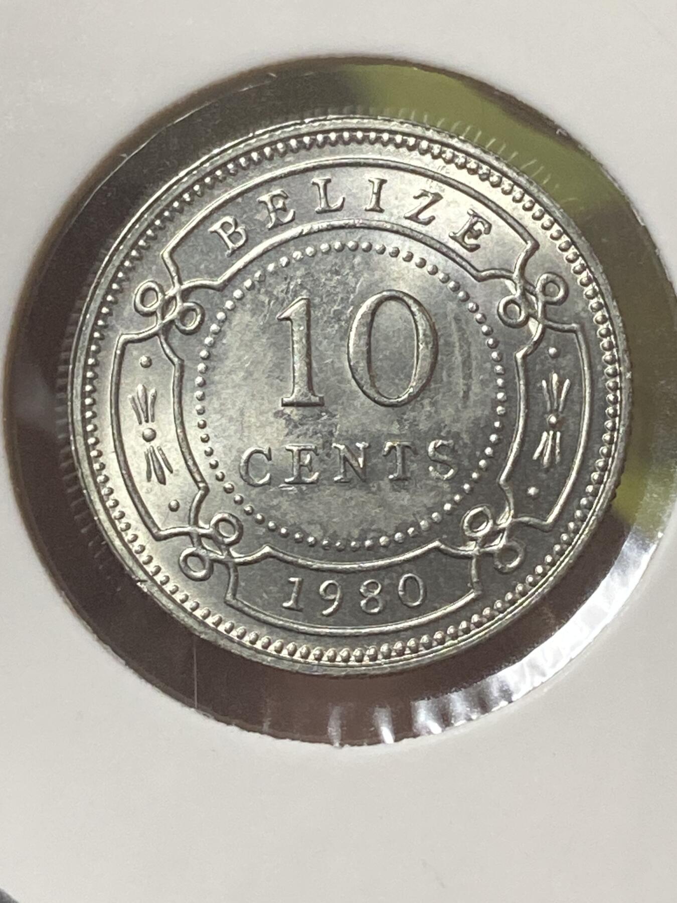 2026年第三十四场(总第二百零三场）外国精品纸夹币场(免佣金) 伯利兹🇧🇿1980年10分