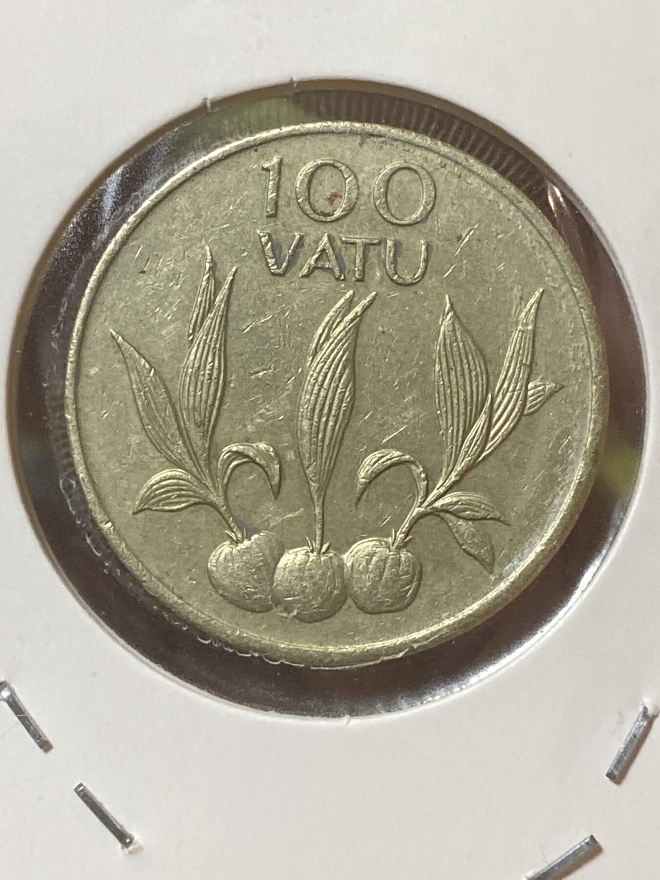 2026年第三十四场(总第二百零三场）外国精品纸夹币场(免佣金) 瓦努阿图🇻🇺1995年100瓦图