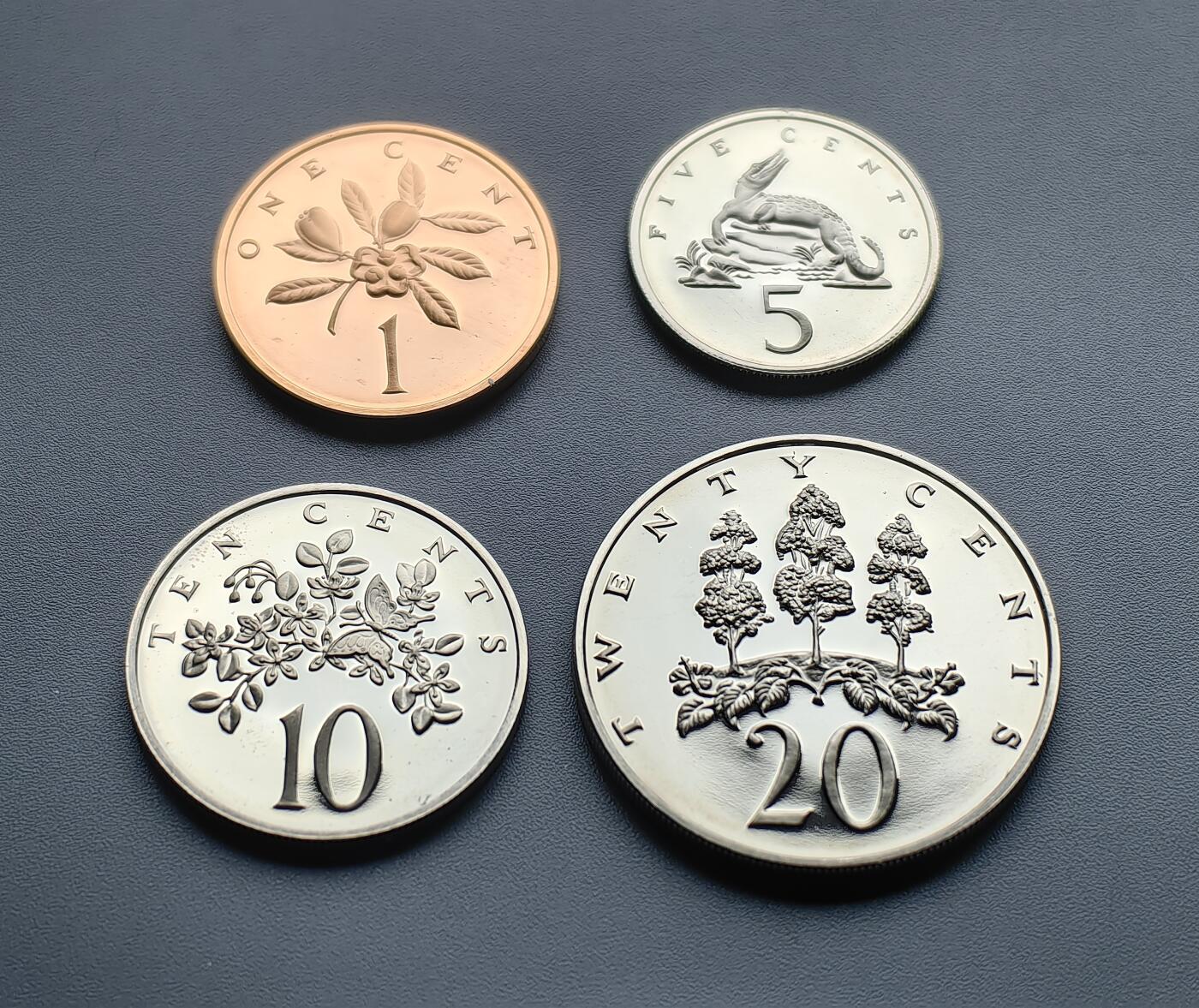 《崇甫堂》—外币小精品专场⑨ 牙买加1975年精制币四枚组 KM#51FM(P)