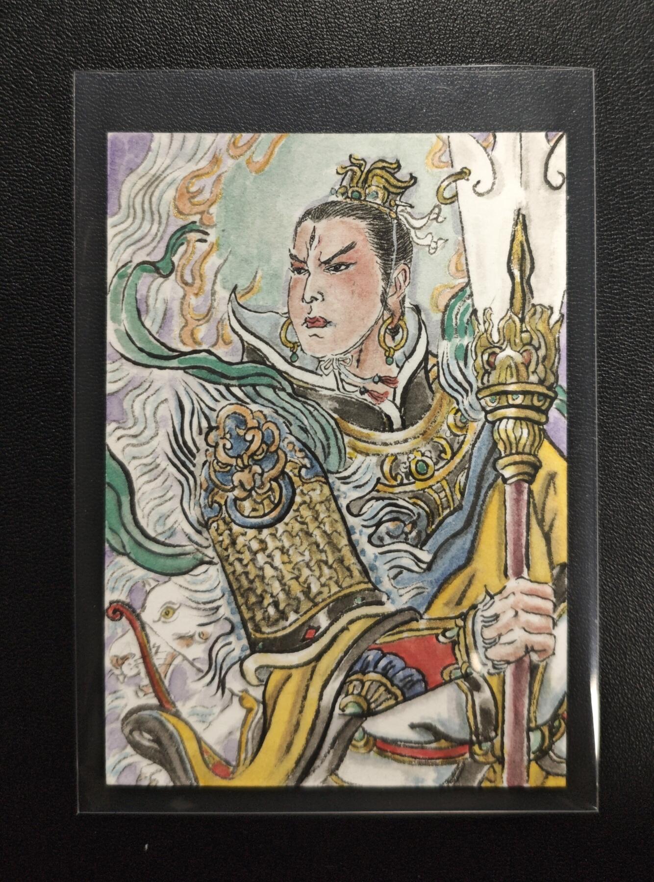 天玑星卡拍第178期《3.16周一截拍》持续收拍收评中 满赠卡需备注 【手绘卡】张先军 二郎真君 手绘卡