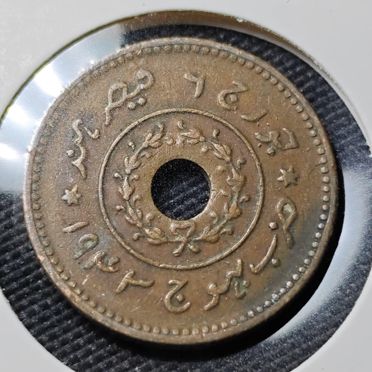 KK钱币收藏小铺   第402期 2月预留时间 周末发货  印度土邦卡其邦铜币