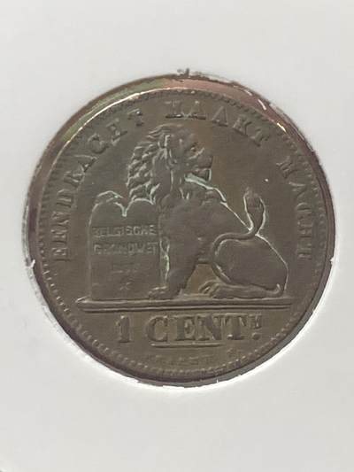 2026年第三十四场(总第二百零三场）外国精品纸夹币场(免佣金) - 比利时🇧🇪1901年1分(利奥波德二世时期第一版，荷语版)