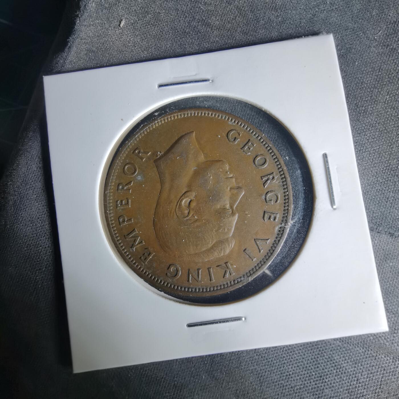 沼泽如烟--第1015场 新西兰1946年1便士