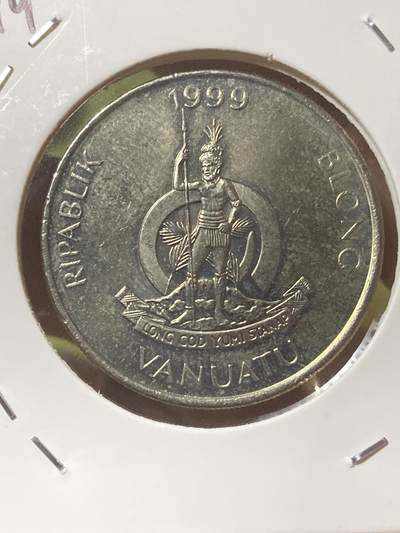 2026年第三十四场(总第二百零三场）外国精品纸夹币场(免佣金) - 瓦努阿图1999年20瓦图