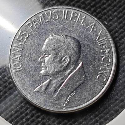 KK钱币收藏小铺   第403期 2月预留时间 周末发货 - 梵蒂冈100里拉