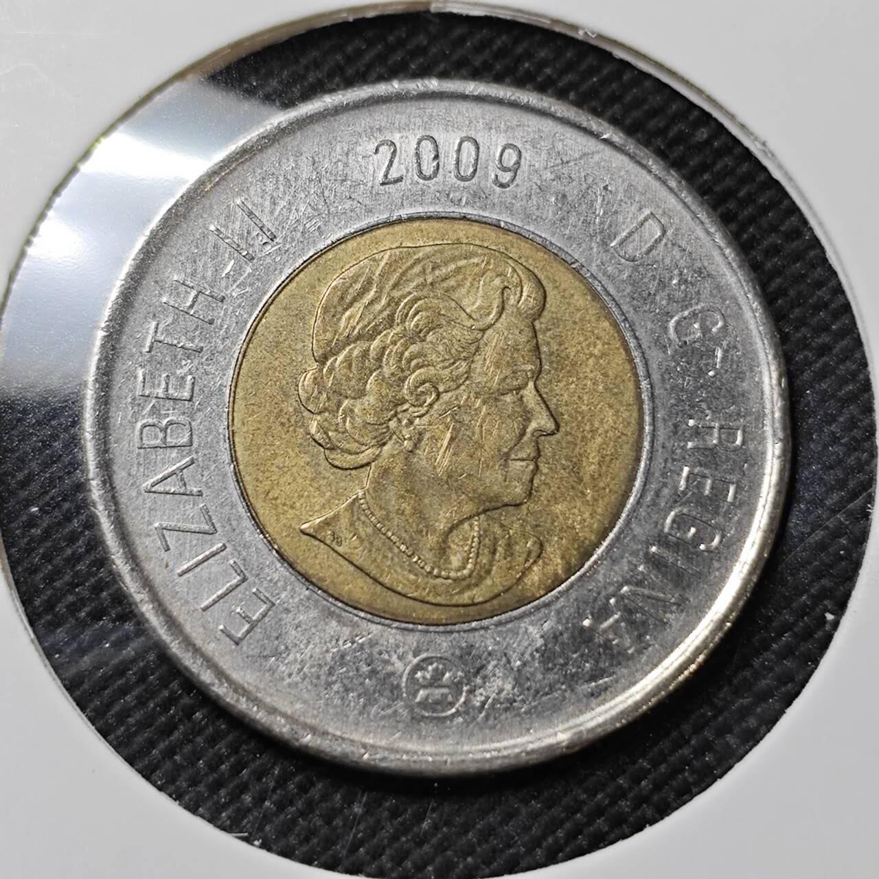 KK钱币收藏小铺   第403期 2月预留时间 周末发货  加拿大2元