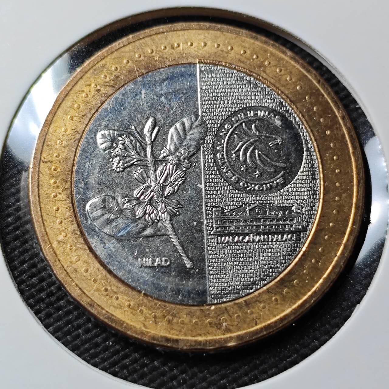 KK钱币收藏小铺   第402期 2月预留时间 周末发货  菲律宾20比索双色币