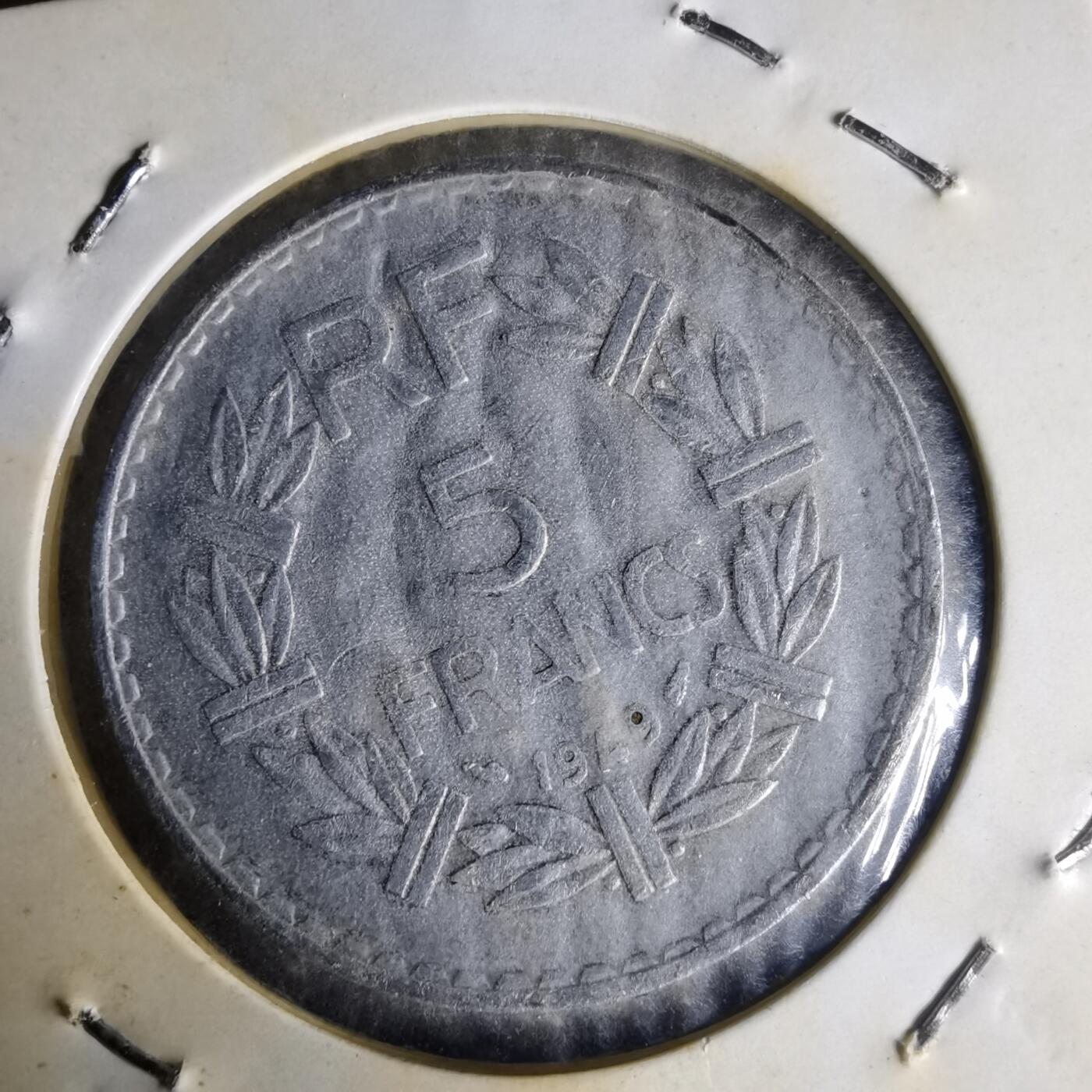 沼泽如烟--第1014场 法国1949年5法郎