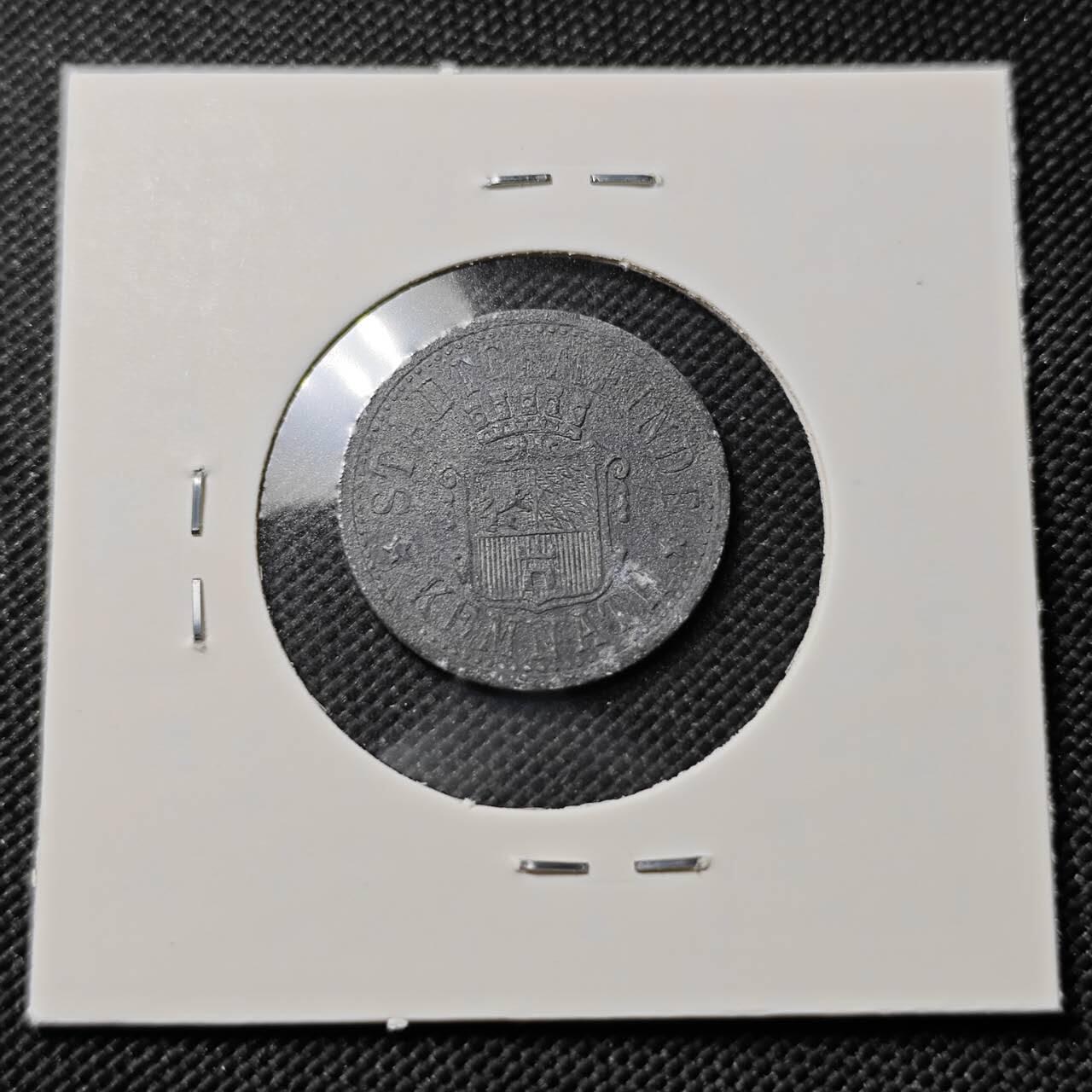 KK钱币收藏小铺   第403期 2月预留时间 周末发货  1921徳紧10芬尼