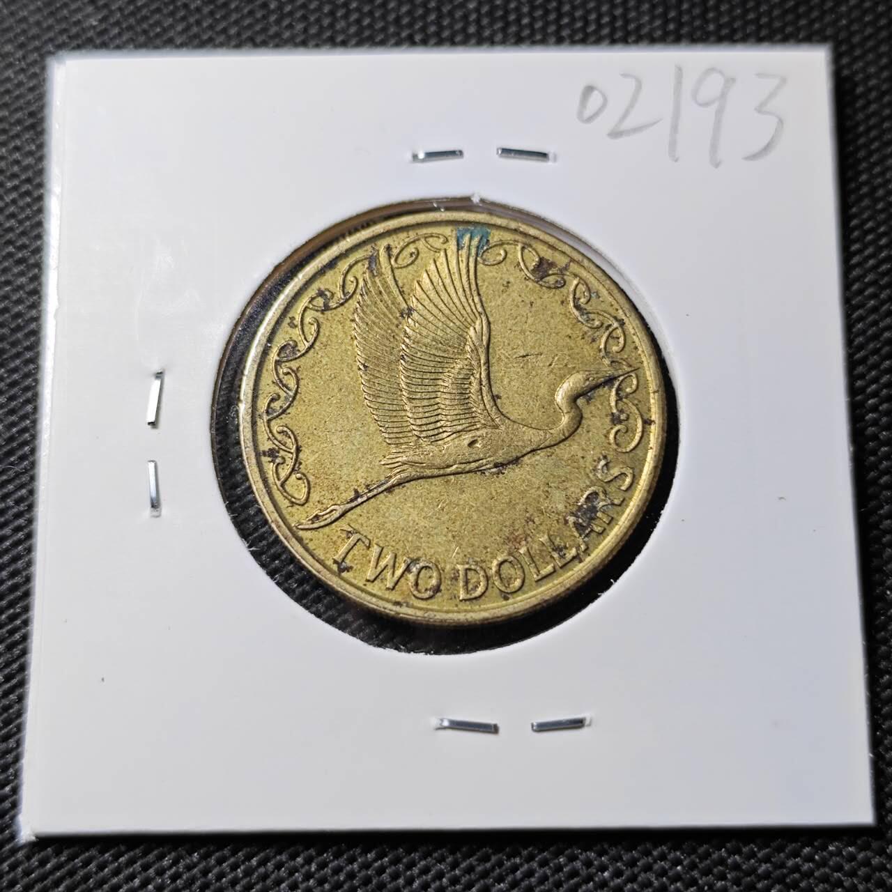 KK钱币收藏小铺   第402期 2月预留时间 周末发货  新西兰2元