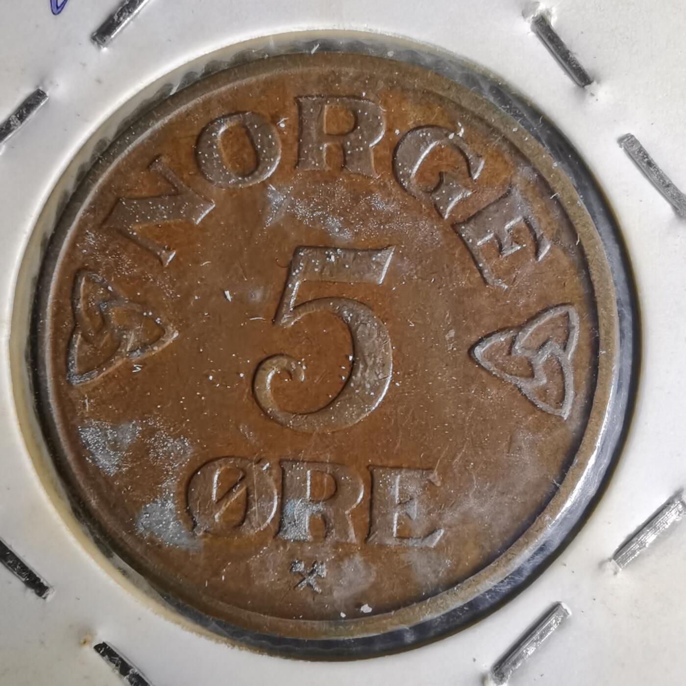 沼泽如烟--第1014场 挪威1952年5欧尔