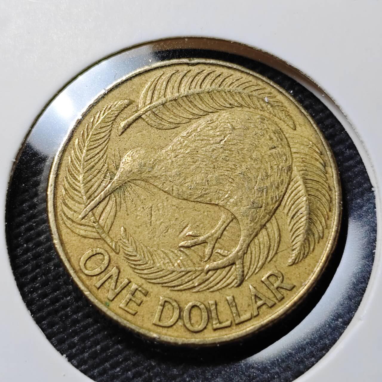 KK钱币收藏小铺   第402期 2月预留时间 周末发货  新西兰1元