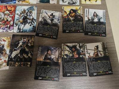 阳大大卡牌拍卖第103期（持续收拍品，周五晚上九点截拍，进群福利早知道） 【普卡】卡德曼 张建东水浒 普卡45张 背面为小传