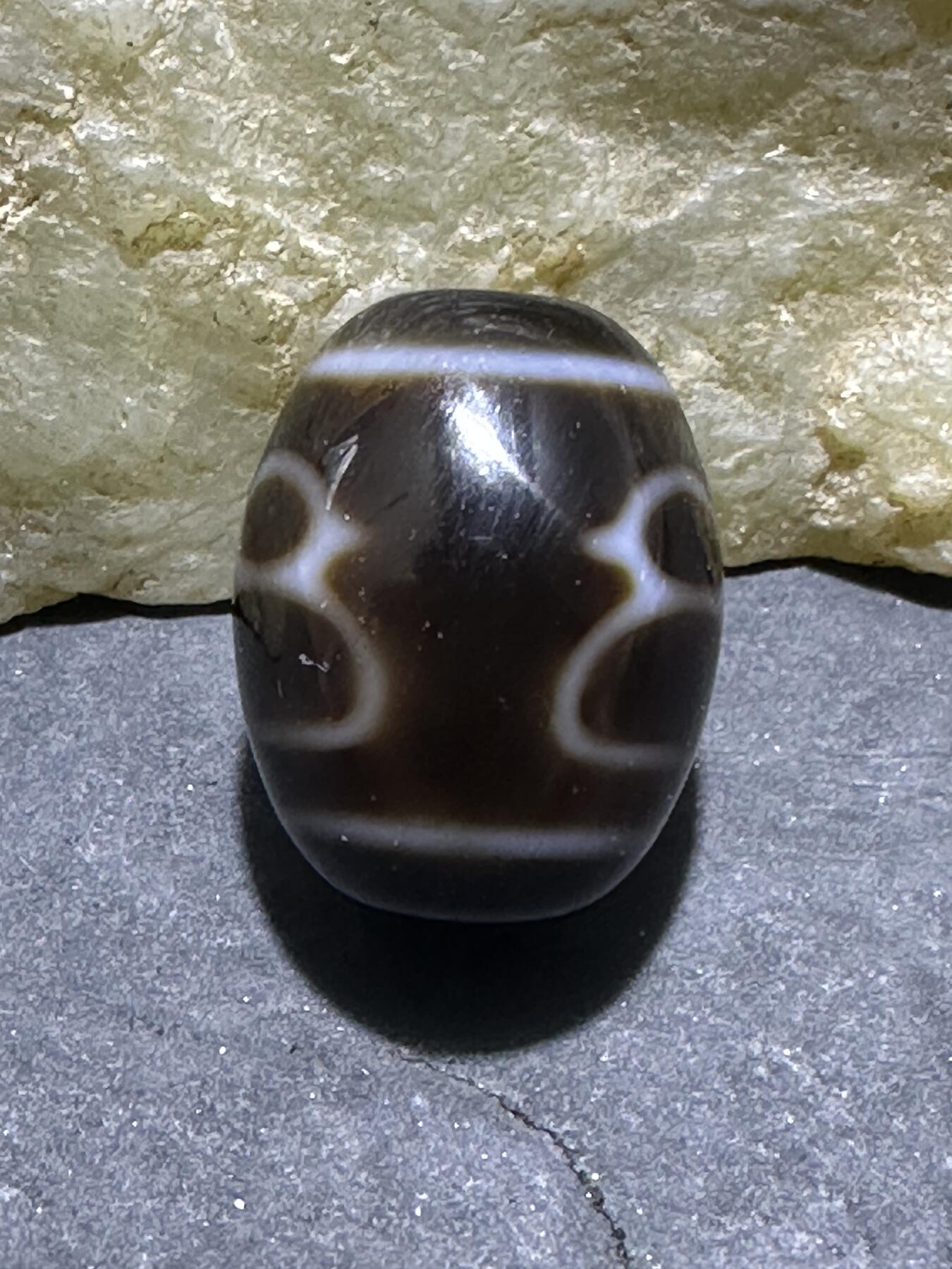 仅此一颗，精品藏传财神天珠一颗，