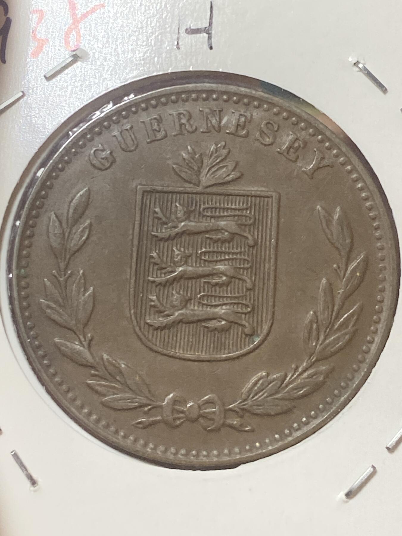 2026年第三十四场(总第二百零三场）外国精品纸夹币场(免佣金) 英属根西岛🇬🇬1938年8布道(乔治六世时期，H标喜敦厂造)