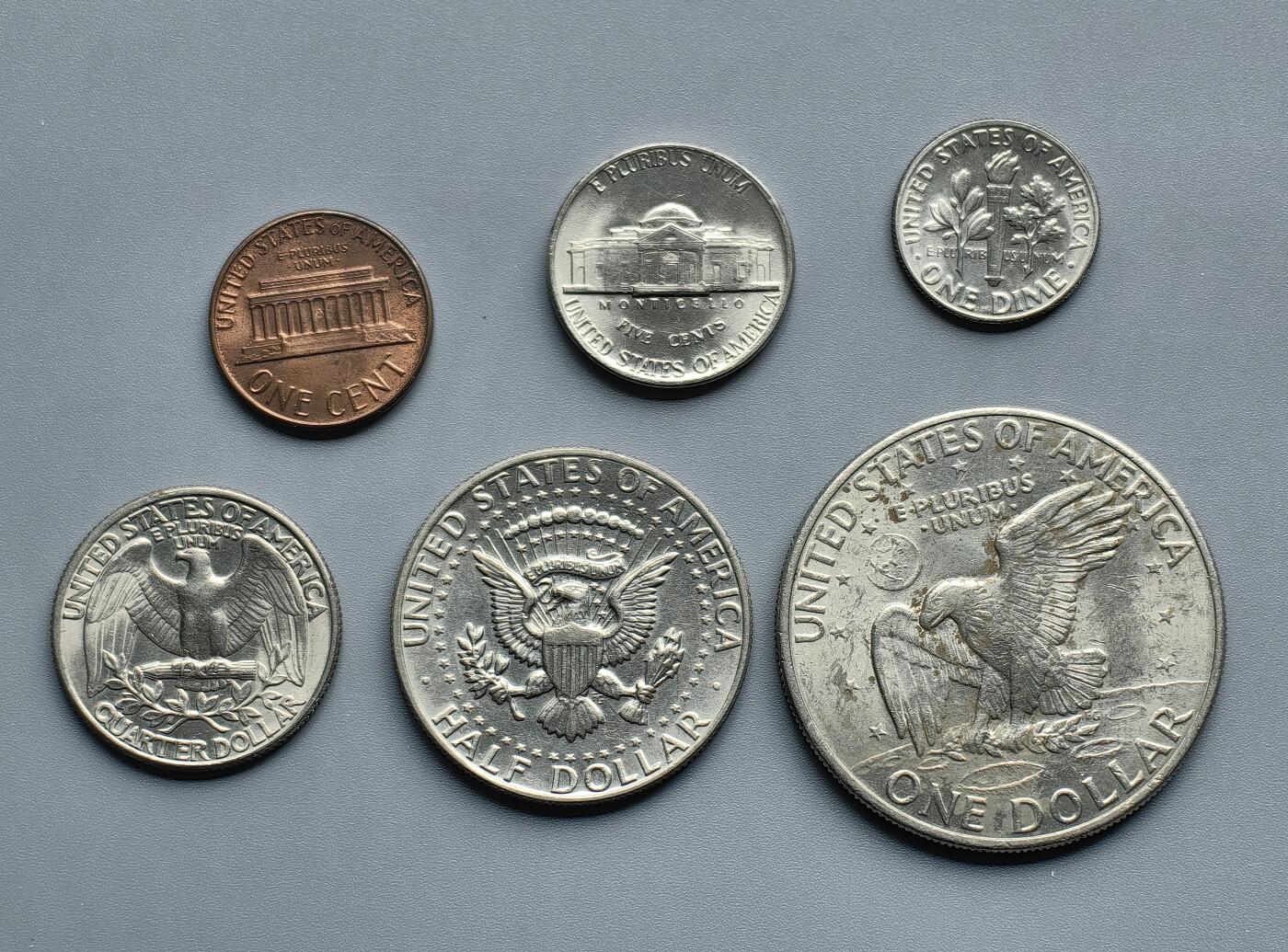 《崇甫堂》—外币小精品专场⑨ 美国D版硬币一套六枚