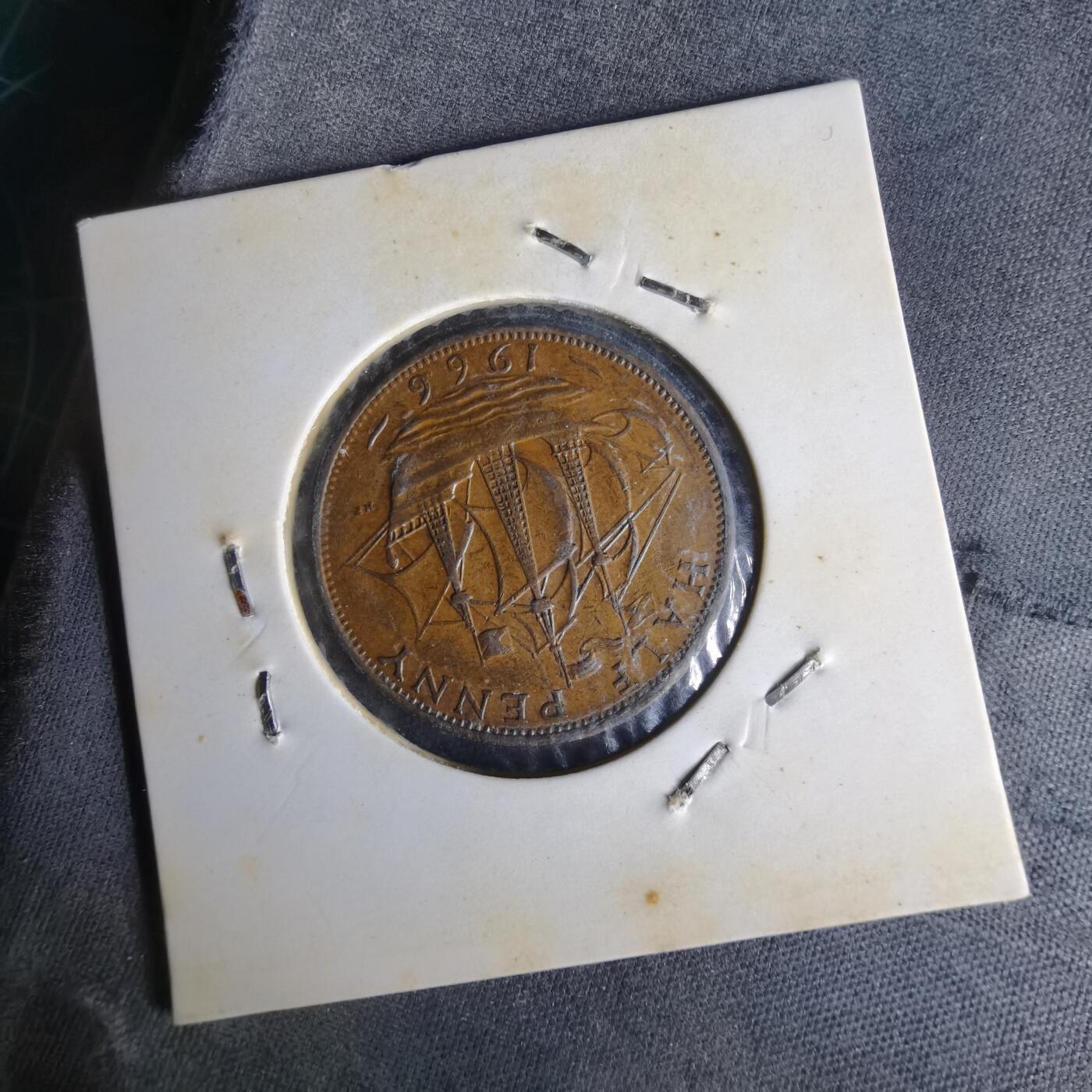 沼泽如烟--第1014场 英国1966年半便士