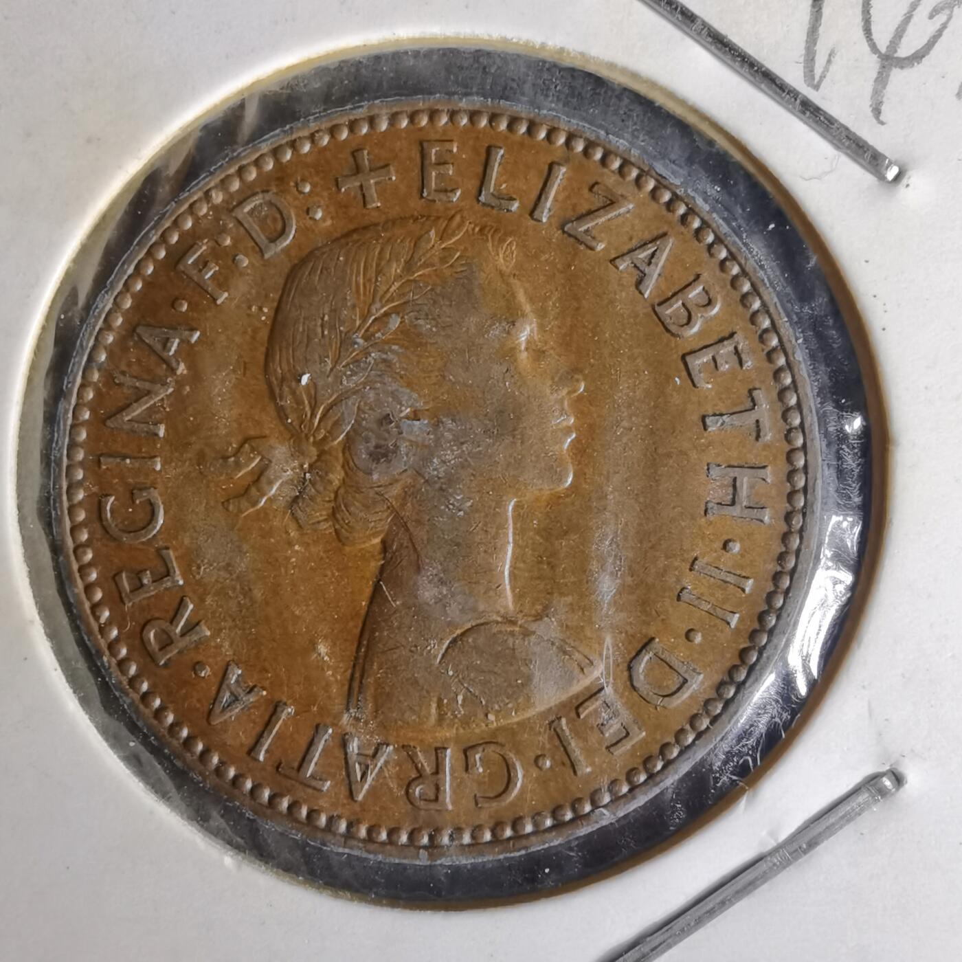 沼泽如烟--第1014场 英国1957年半便士