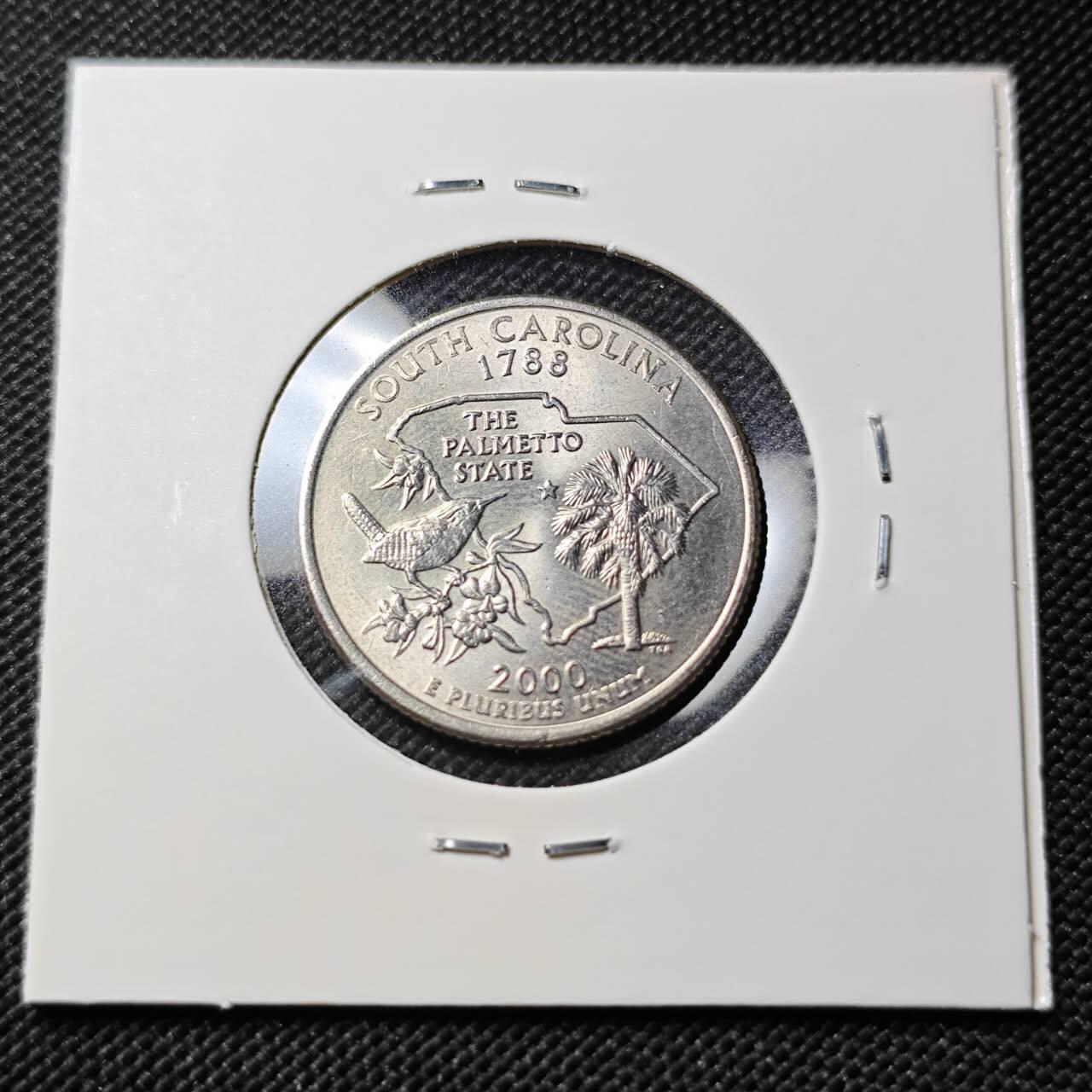 KK钱币收藏小铺   第403期 2月预留时间 周末发货 2000美国25分 纪念币