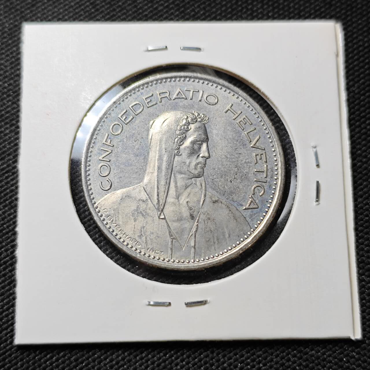 KK钱币收藏小铺   第403期 2月预留时间 周末发货  1980瑞士5法郎