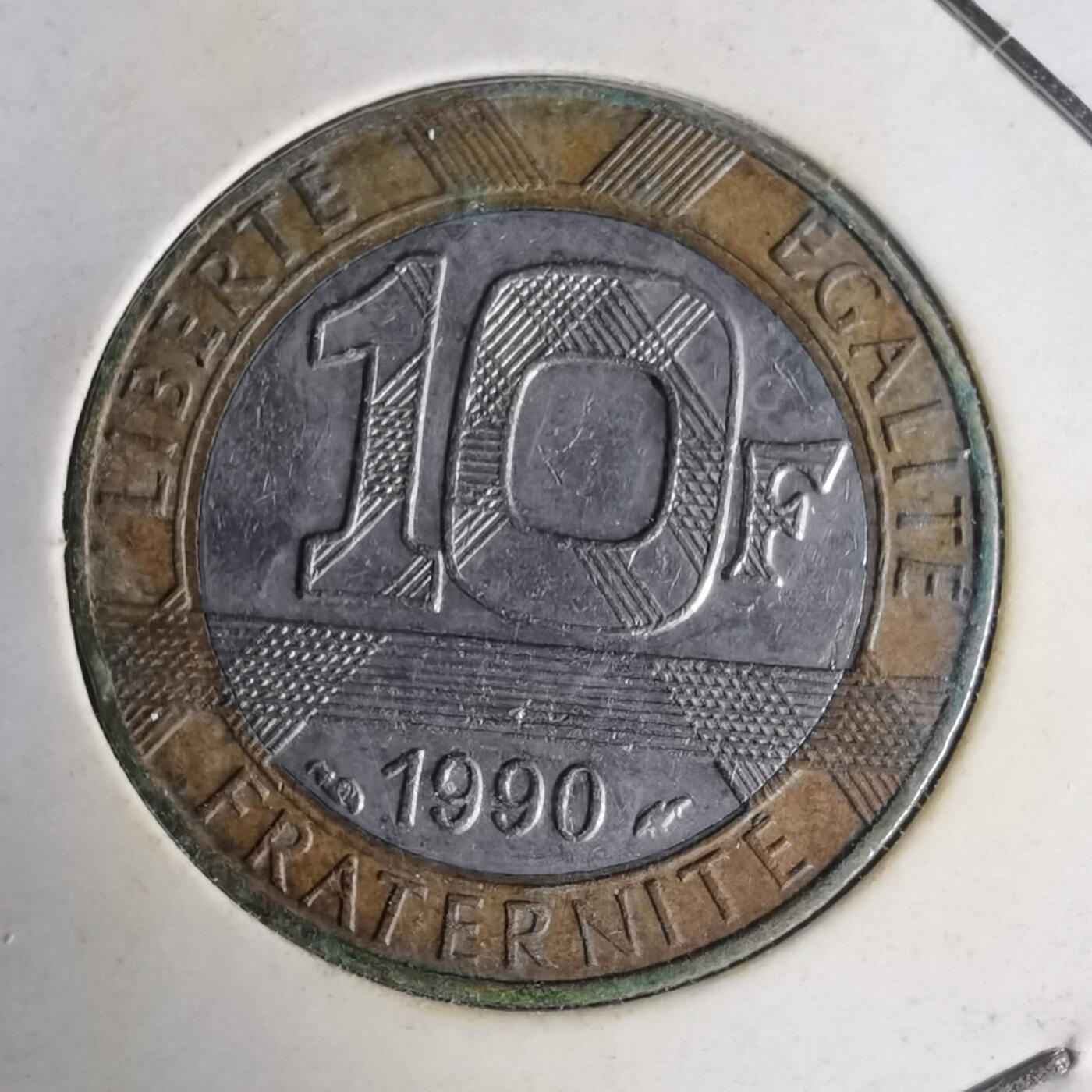 沼泽如烟--第1014场 法国1990年10法郎