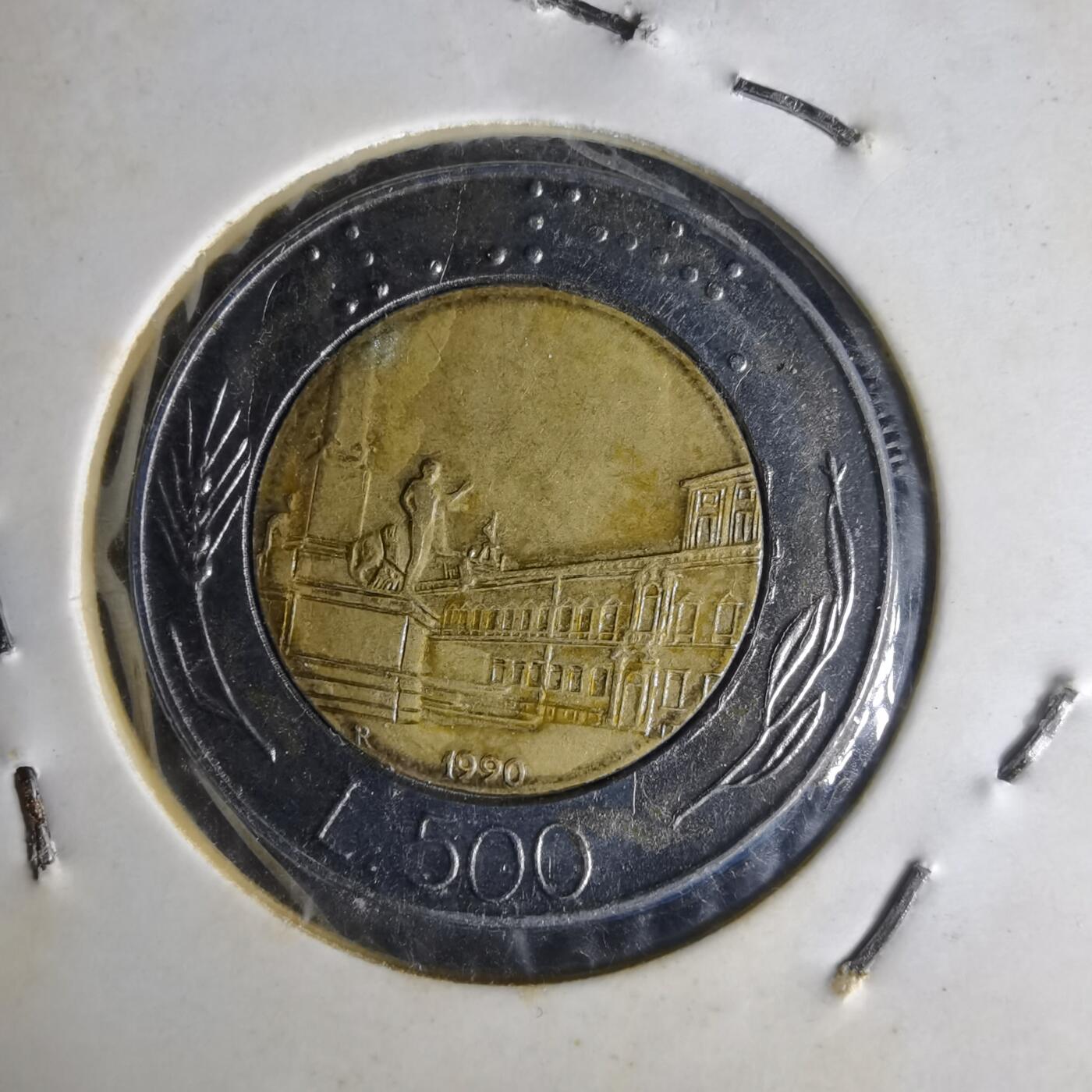 沼泽如烟--第1014场 意大利1990年500里拉