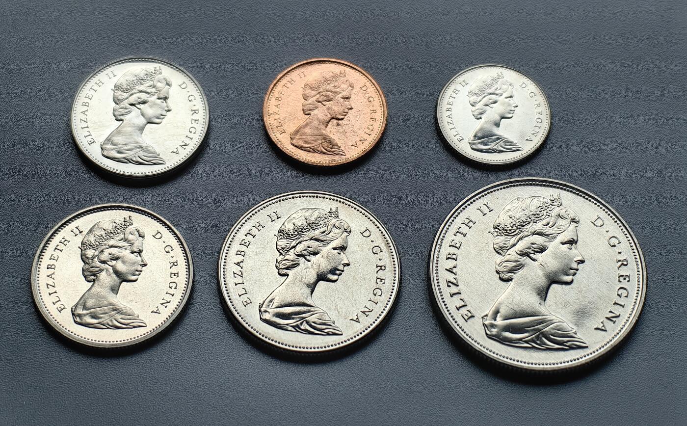 《崇甫堂》—外币小精品专场⑨ 加拿大1968年全套六枚组 KM#76.1