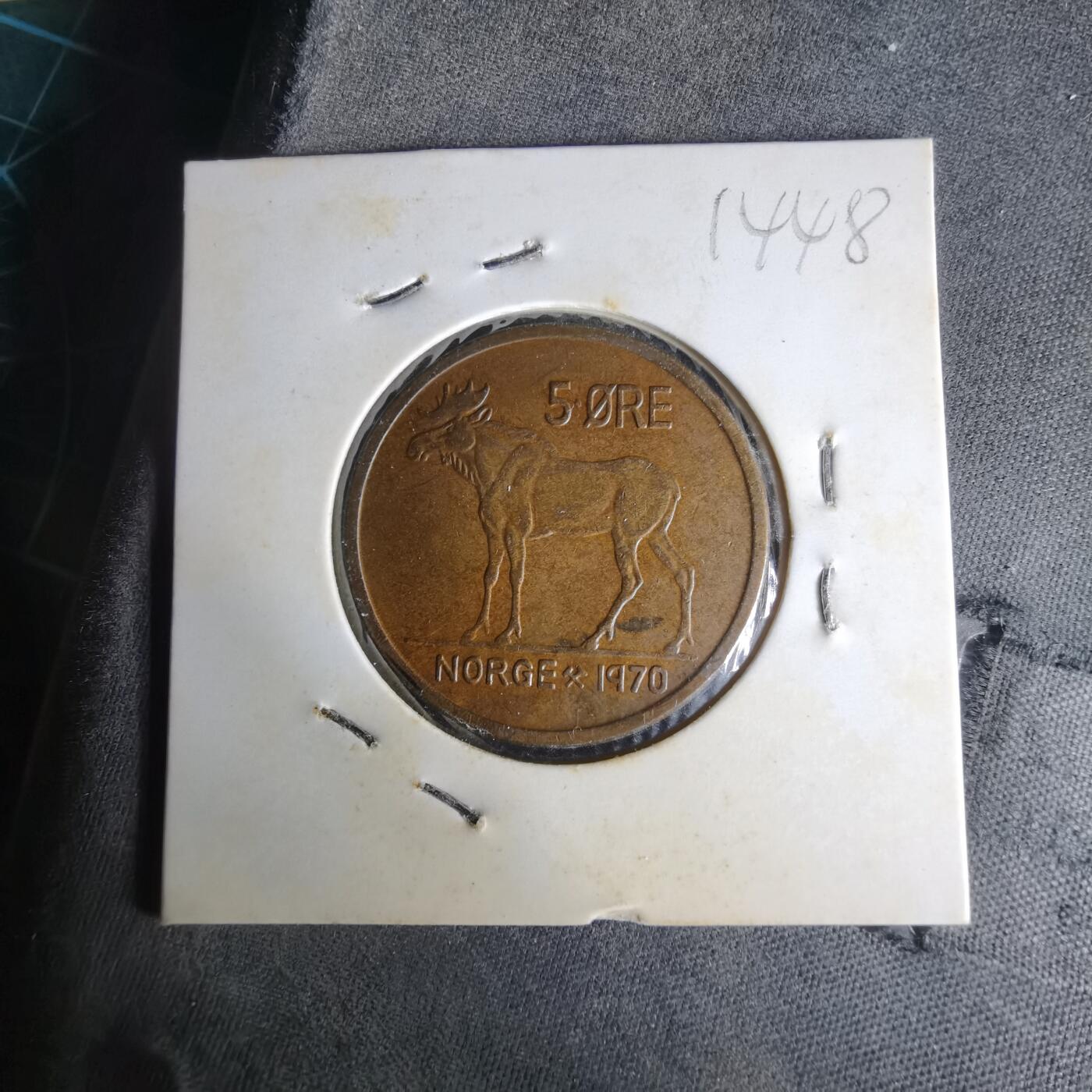 沼泽如烟--第1014场 挪威1970年5欧尔