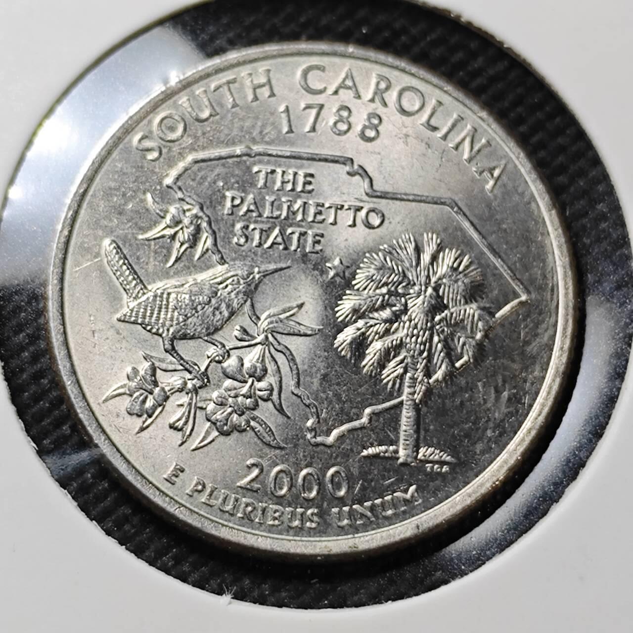 KK钱币收藏小铺   第403期 2月预留时间 周末发货  美国25分纪念币