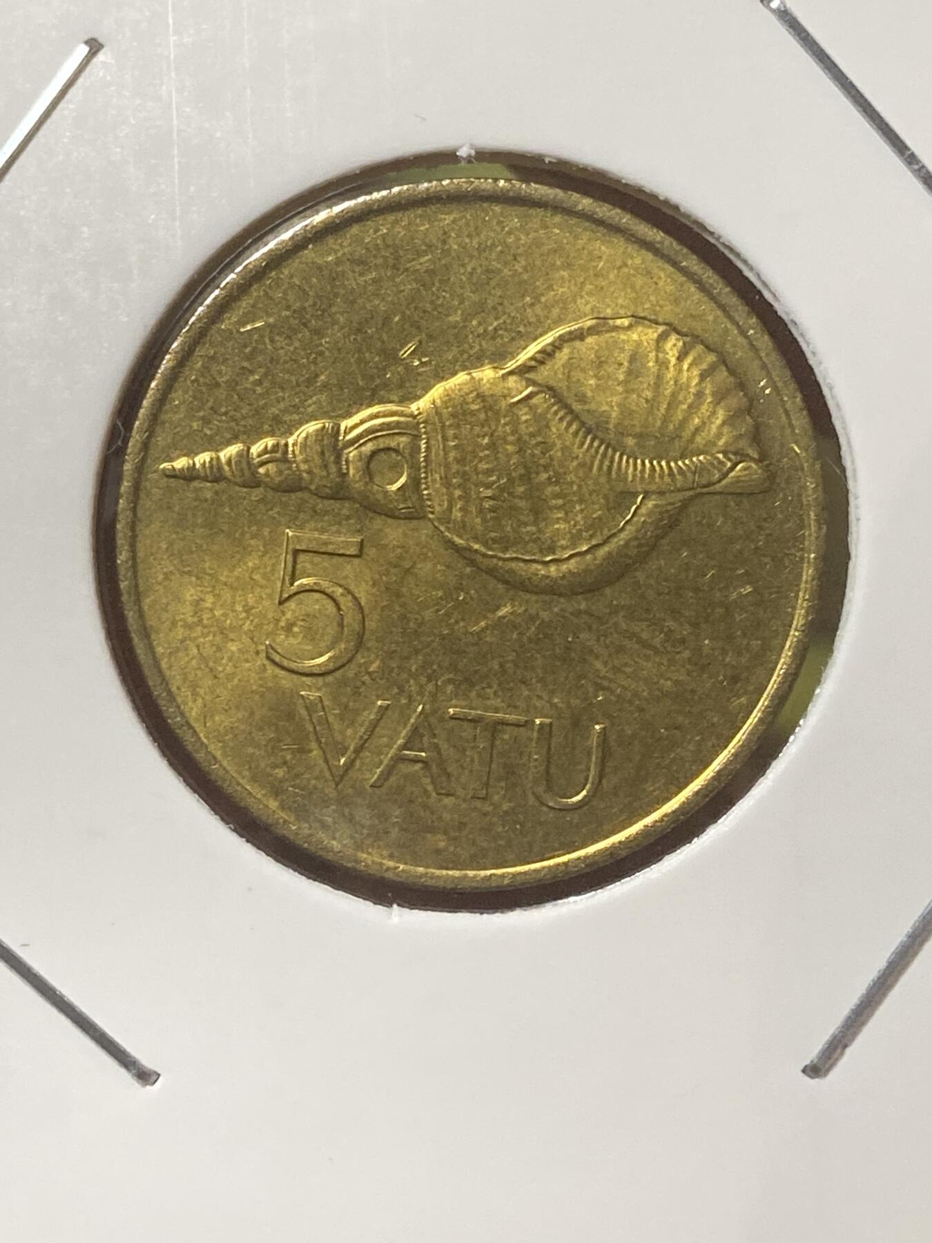 2026年第三十四场(总第二百零三场）外国精品纸夹币场(免佣金) 瓦努阿图1999年5瓦图