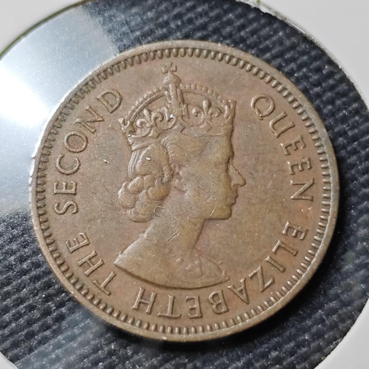 KK钱币收藏小铺   第402期 2月预留时间 周末发货  英属塞浦路斯3米尔铜币