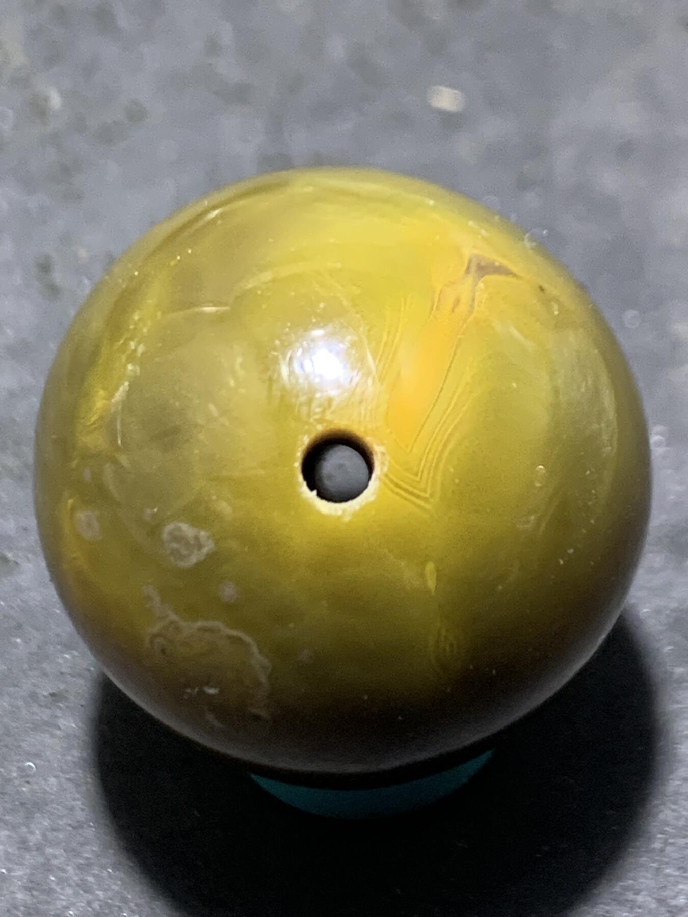 仅此一个，精美高玉化拉丝料战国红玛瑙圆珠一颗