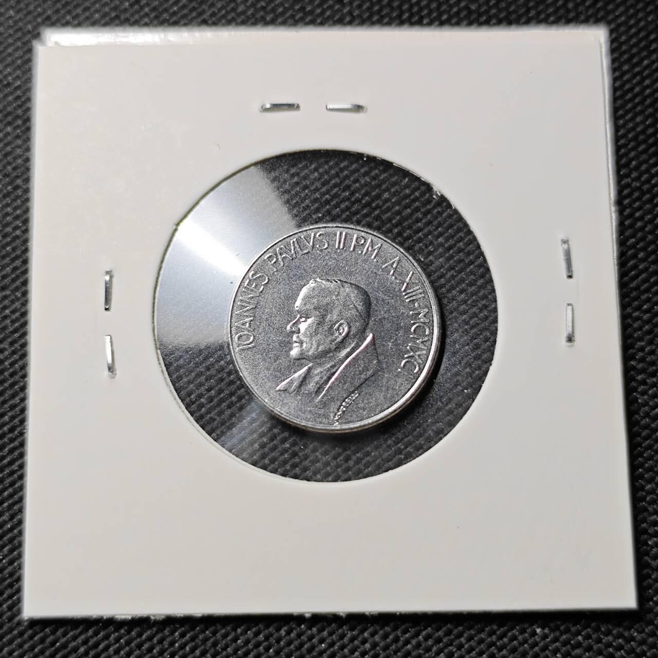 KK钱币收藏小铺   第403期 2月预留时间 周末发货 梵蒂冈100里拉