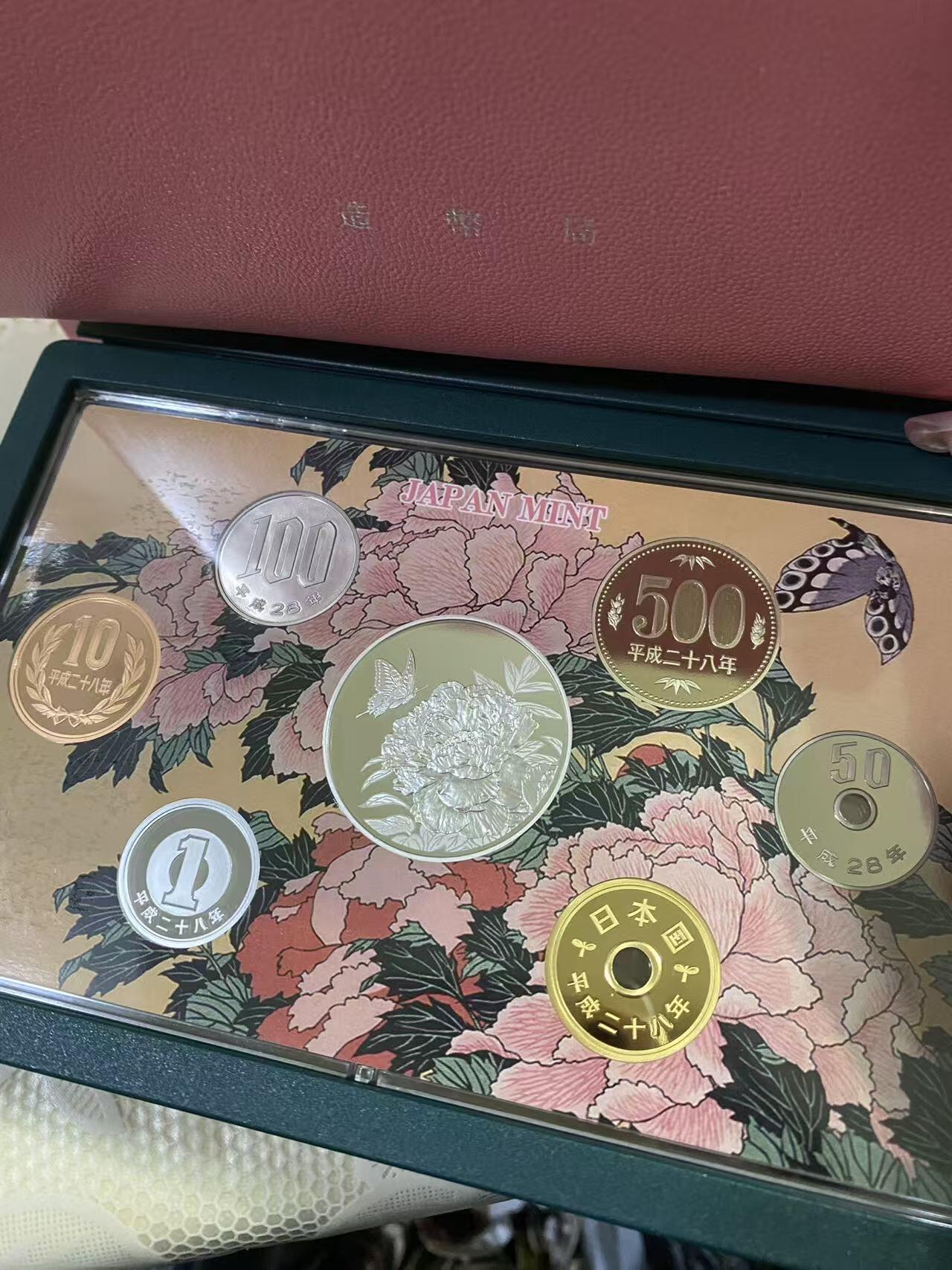 日本各大系列银币 樱花套币（牡丹）